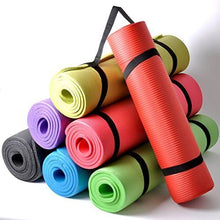 Load image into Gallery viewer, NBR YOGA MAT 180X60X1 - GREY/BLUE/RED/PURPLE