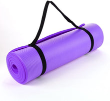 Load image into Gallery viewer, NBR YOGA MAT 180X60X1 - GREY/BLUE/RED/PURPLE
