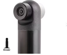 Load image into Gallery viewer, Compact road hand pump - black