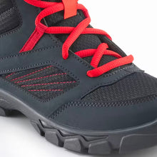 Load image into Gallery viewer, Kids’ mid-rise laced hiking boots, UK sizes JR 2.5 - 5, NH100 - Grey