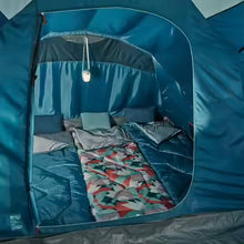 Load image into Gallery viewer, Camping tent with poles - arpenaz 4.1 - 4 person - 1 bedroom