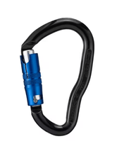 Load image into Gallery viewer, Automatic closing hms carabiner - goliath - black - Sunny Outdoors