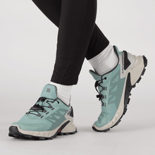Load image into Gallery viewer, The Salomon SUPERCROSS 4 W- Aqua / Lunar Rock / Ebony - Sunny Outdoors