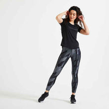 Load image into Gallery viewer, Women's phone pocket fitness high-waisted leggings, blue - Sunny Outdoors