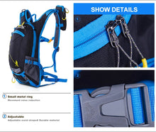 Load image into Gallery viewer, 18L waterproof hiking bag bladder bag running bag camping daypack multipurpose backpack