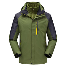 Load image into Gallery viewer, 3 in 1 hiking jacket Outdoor waterproof, windproof mountaineering jacket with detachable hat and fleece jacket