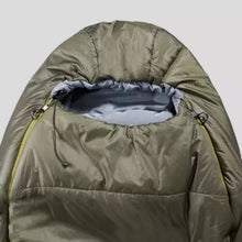 Load image into Gallery viewer, TREKKING MUMMY SLEEPING BAG - TREK 500 0°C WADDING TWINNABLE - KHAKI