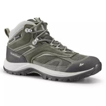 Load image into Gallery viewer, Women’s Waterproof Mountain Walking Boots - MH100 Mid -Khaki