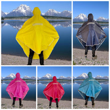 Load image into Gallery viewer, Waterproof Rain Poncho, Lightweight Hiking Rain Jacket, Reusable Rain Coat for Hiking, Trekking or Cycling
