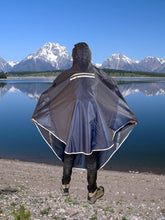Load image into Gallery viewer, Waterproof Rain Poncho, Lightweight Hiking Rain Jacket, Reusable Rain Coat for Hiking, Trekking or Cycling
