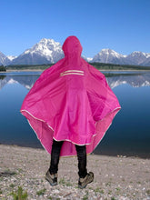 Load image into Gallery viewer, Waterproof Rain Poncho, Lightweight Hiking Rain Jacket, Reusable Rain Coat for Hiking, Trekking or Cycling
