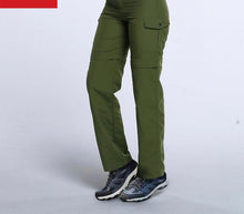 Load image into Gallery viewer, Womens Quick-dry cargo pants with detachable legs, for hiking, camping, fishing and outdoors