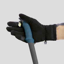 Load image into Gallery viewer, Adult mountain trekking recycled fleece gloves trek 100 - Sunny Outdoors