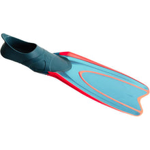 Load image into Gallery viewer, Adult snorkelling fins snk 900 neon grey