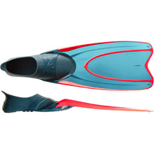 Load image into Gallery viewer, Adult snorkelling fins snk 900 neon grey