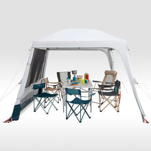 Load image into Gallery viewer, Camping living room with poles arpenaz base fresh 10-person - Sunny Outdoors