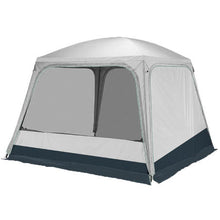 Load image into Gallery viewer, Camping living room with poles arpenaz base fresh 10-person