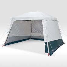 Load image into Gallery viewer, Camping living room with poles arpenaz base fresh 10-person