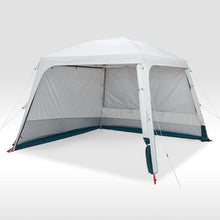 Load image into Gallery viewer, Camping living room with poles arpenaz base fresh 10-person