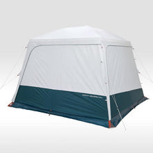 Load image into Gallery viewer, Camping living room with poles arpenaz base fresh 10-person