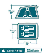 Load image into Gallery viewer, 2 person blackout pop-up tent - 2 seconds fresh & black