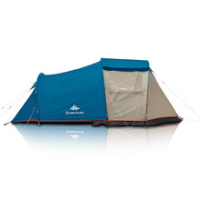 Load image into Gallery viewer, Camping tent with poles - arpenaz 4 - 4 person - 1 bedroom