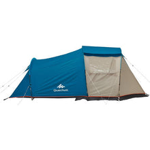 Load image into Gallery viewer, Camping tent with poles - arpenaz 4 - 4 person - 1 bedroom