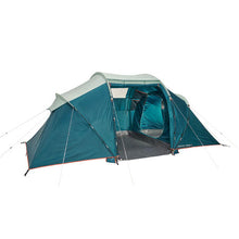 Load image into Gallery viewer, Camping tent with poles arpenaz 4.2 4 people 2 bedrooms