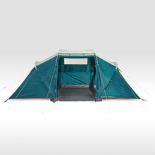 Load image into Gallery viewer, Camping tent with poles arpenaz 4.2 4 people 2 bedrooms