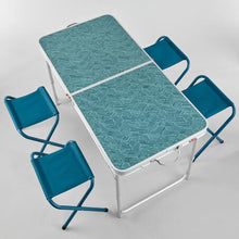 Load image into Gallery viewer, Folding camping table and stools - for 4-6 people