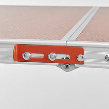 Load image into Gallery viewer, Foldable camping table for 4 to 6 people