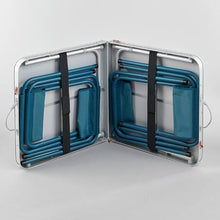 Load image into Gallery viewer, Folding camping table and stools - for 4-6 people - Sunny Outdoors