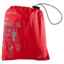 Load image into Gallery viewer, Hiking rain poncho arpenaz 25 - red