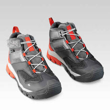 Load image into Gallery viewer, Kids' waterproof walking boots - 28-34 - grey - Sunny Outdoors