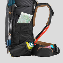 Load image into Gallery viewer, The mountain trekking rucksack trek 100 easyfit 50l - black
