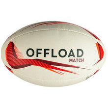 Load image into Gallery viewer, R500 size 5 rugby ball - red - Sunny Outdoors
