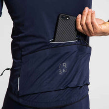 Load image into Gallery viewer, Men's short-sleeved road cycling jersey rc500 - navy blue