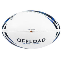 Load image into Gallery viewer, Size 5 rugby ball r500 match - blue