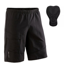 Load image into Gallery viewer, St 100 padded mountain bike shorts - black