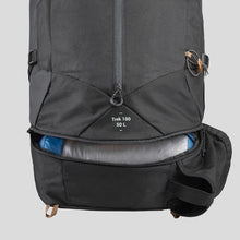 Load image into Gallery viewer, The mountain trekking rucksack trek 100 easyfit 50l - black - Sunny Outdoors