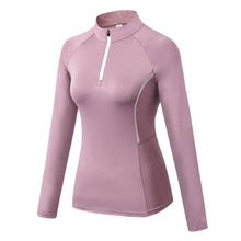 Load image into Gallery viewer, Womens Long-Sleeved Quick-Dry Breathable Polyester Hiking Tshirts