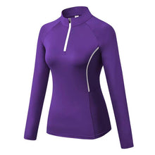 Load image into Gallery viewer, Womens Long-Sleeved Quick-Dry Breathable Polyester Hiking Tshirts