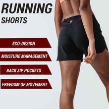 Load image into Gallery viewer, Women's running shorts dry - black - Sunny Outdoors