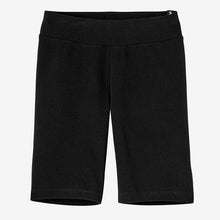 Load image into Gallery viewer, Women's slim-fit cotton fitness cycling shorts without pockets 500 - black - Sunny Outdoors