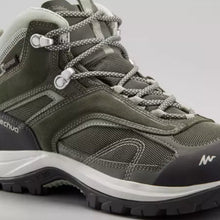Load image into Gallery viewer, Women’s Waterproof Mountain Walking Boots - MH100 Mid -Khaki - Sunny Outdoors