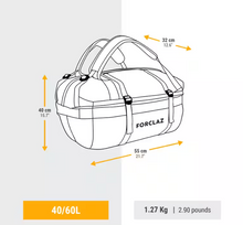 Load image into Gallery viewer, Trekking carry bag - 40 l to 60 l - duffel 500 extend
