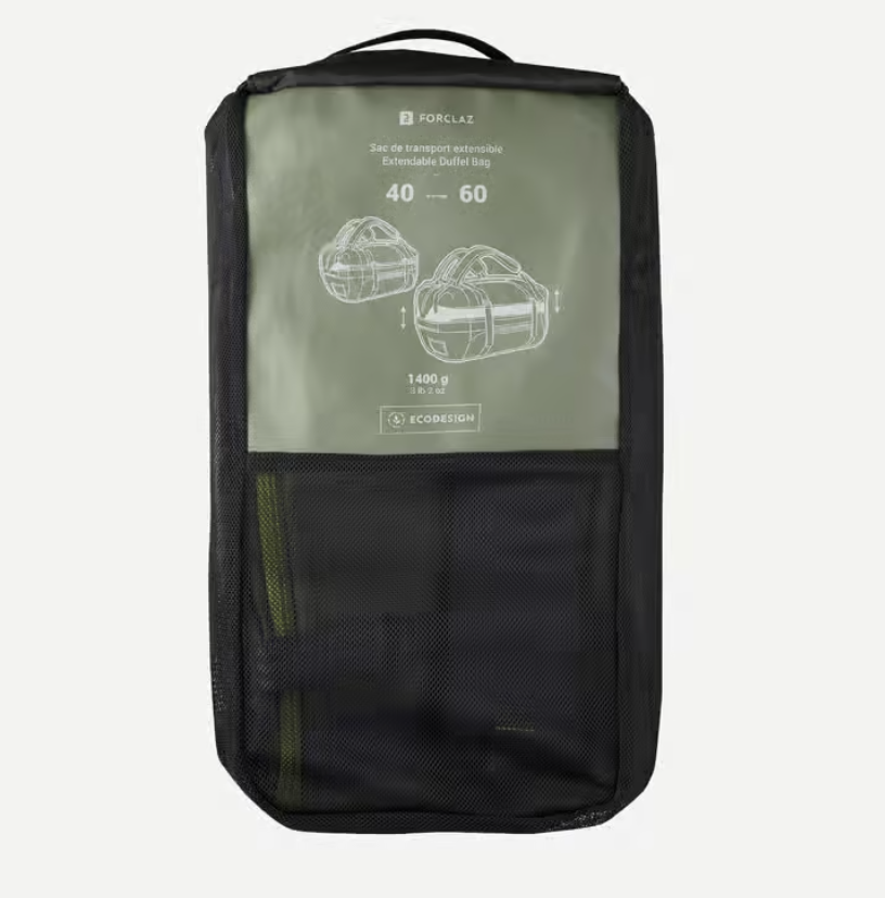 Trekking carry bag - 40 l to 60 l - duffel 500 extend