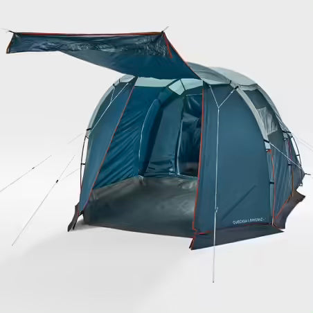 Camping tent with poles arpenaz person bedroom