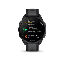 Load image into Gallery viewer, Garmin Forerunner 165 Connected GPS Running Watch - Black/Dark Grey

