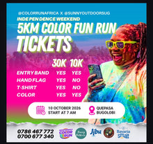 Load image into Gallery viewer, The Bugolobi 5K Independence weekend colour run
